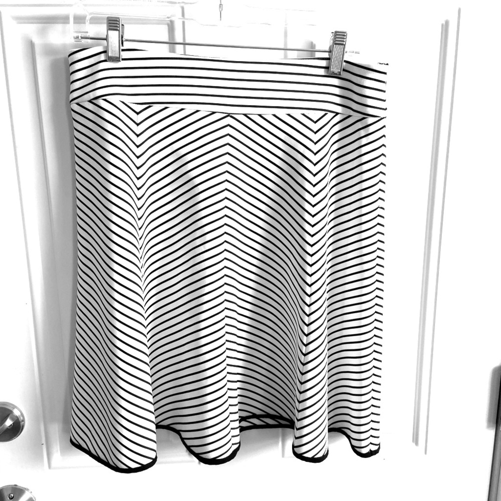 Pixley Striped Triste Swing Skirt